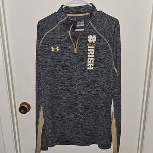 Under Armour Charcoal and Black HeatGear Shirt